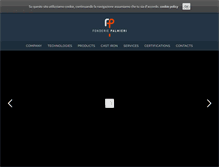Tablet Screenshot of fonderiepalmieri.it